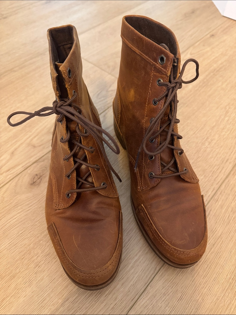 Women’s Timberland Leather Lace-Up Boots - Brown